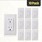 Faith Self-Test 15A TR GFCI Outlet Receptacle w/ Wall Plate, White, PK 10 GLS-15ATR-WH-10 - alternate 1